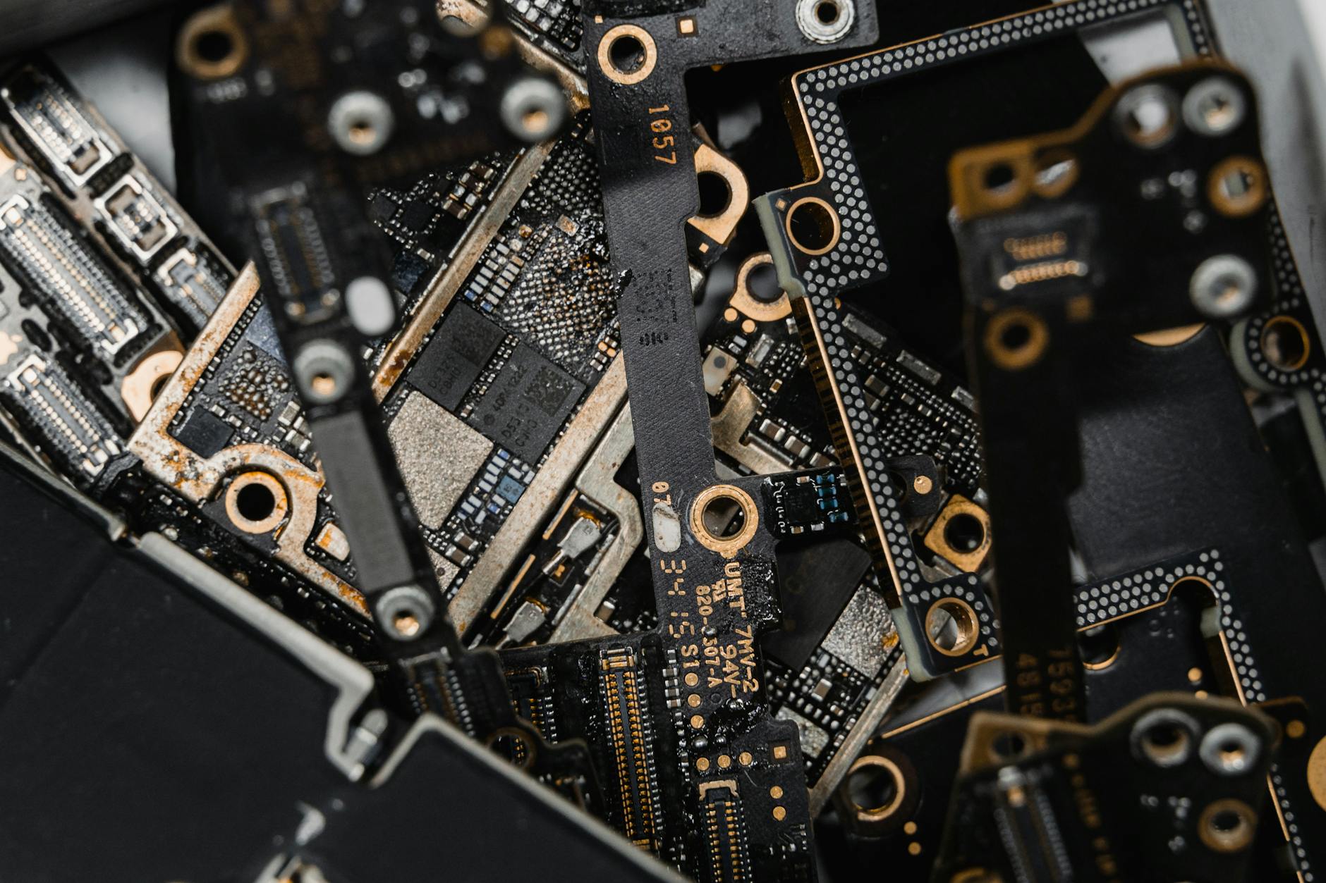 Close-up of a screen where visual anchors are detected on a changing UI.